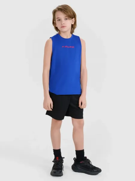 Chlapčenské tréningové kraťasy 4F JUNIOR SHORTS FNK M0859-20S-DEEP BLACK