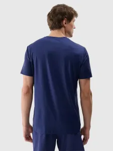 Pánske tréningové tričko s krátkym rukávom 4F TSHIRT FNK M1343-30S-DARK BLUE