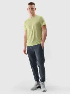 Pánske tréningové tričko s krátkym rukávom 4F TSHIRT FNK M1343-45S-CANARY GREEN