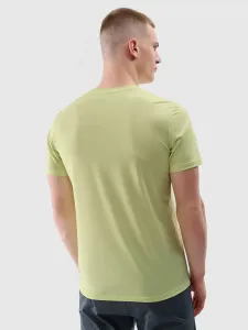 Pánske tréningové tričko s krátkym rukávom 4F TSHIRT FNK M1343-45S-CANARY GREEN