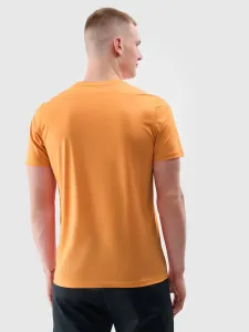 Pánske tréningové tričko s krátkym rukávom 4F TSHIRT FNK M1343-70S-ORANGE