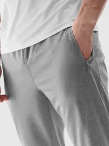 Pánske tepláky 4F TROUSERS FNK-WSS25TFTRM0835-25M-GREY MELANGE