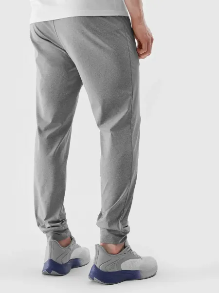 Pánske tepláky 4F TROUSERS FNK-WSS25TFTRM0835-25M-GREY MELANGE