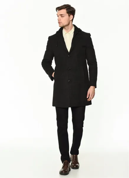 PLT8371 DEWBRRY MEN'S COAT-ANTHRACITE