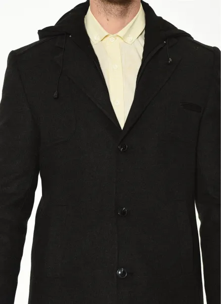 PLT8371 DEWBRRY MEN'S COAT-ANTHRACITE
