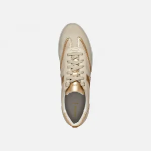 Gold women's sneakers Geox Myria - Women's