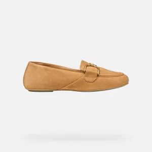 Brown women's moccasins Geox Palmaria - Women's