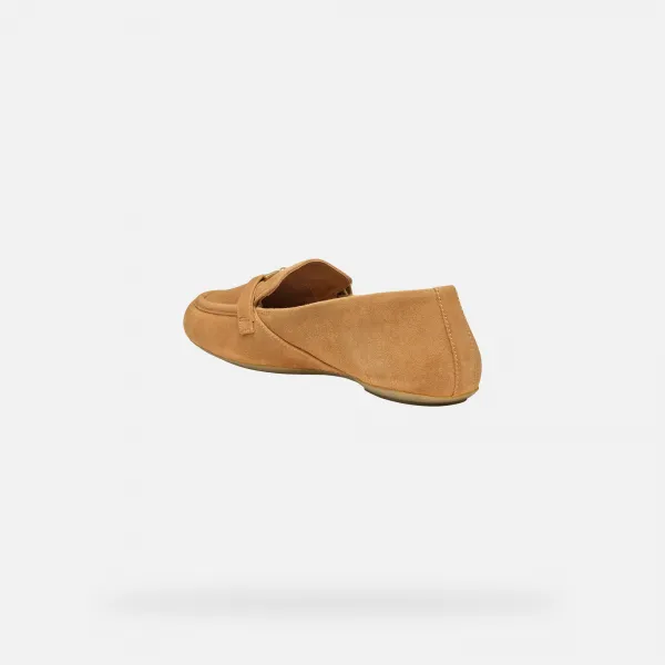 Brown women's moccasins Geox Palmaria - Women's