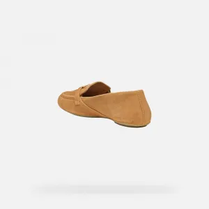 Brown women's moccasins Geox Palmaria - Women's