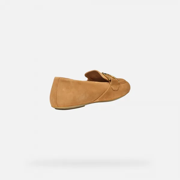 Brown women's moccasins Geox Palmaria - Women's