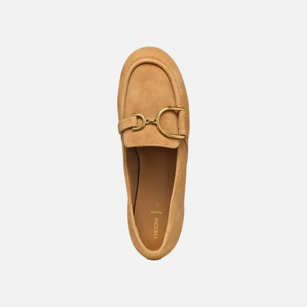 Brown women's moccasins Geox Palmaria - Women's