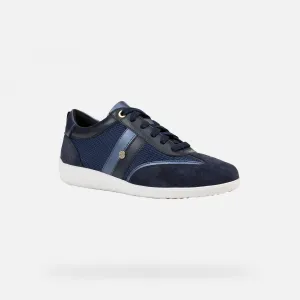 Dark blue women's sneakers Geox Myria - Women's