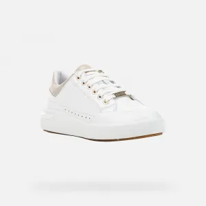 White women's sneakers Geox Dalyla - Women's
