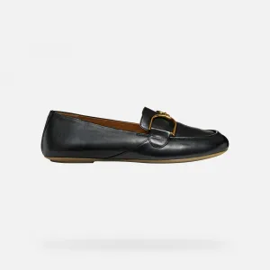 Black women's moccasins Geox Palmaria - Women's