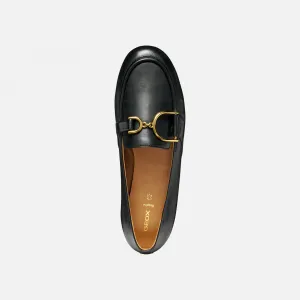 Black women's moccasins Geox Palmaria - Women's