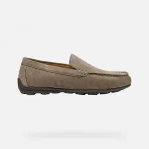 Light grey men's moccasins Geox Spherica EC16 - Men's