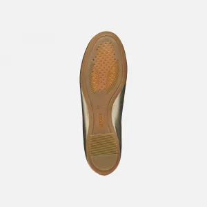 Gold women's ballet flats Geox Palmaria - Women's