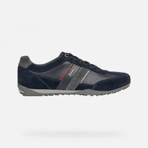 Dark blue men's sneakers Geox Wells - Men's