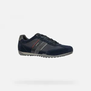 Dark blue men's sneakers Geox Wells - Men's