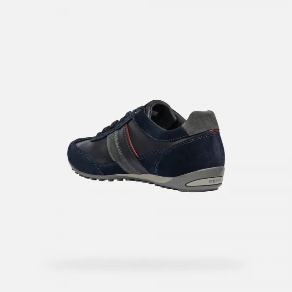 Dark blue men's sneakers Geox Wells - Men's