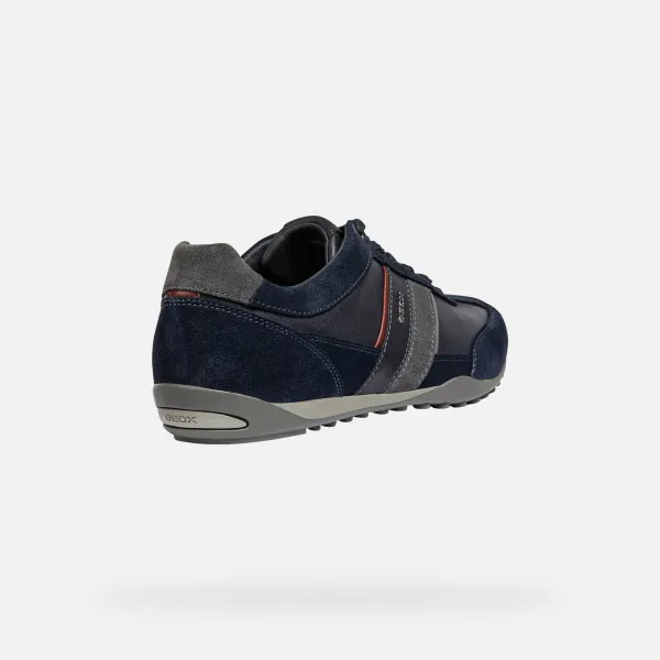 Dark blue men's sneakers Geox Wells - Men's