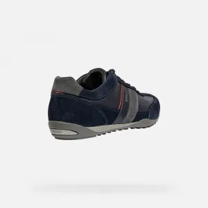 Dark blue men's sneakers Geox Wells - Men's