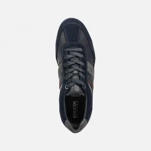 Dark blue men's sneakers Geox Wells - Men's