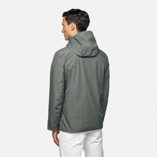 Khaki men's jacket Geox Doray - Men's
