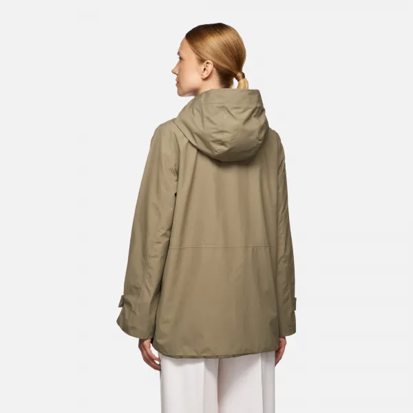 Khaki women's parka Geox Hoara - Women's