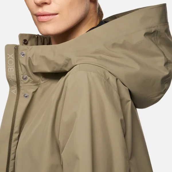 Khaki women's parka Geox Hoara - Women's