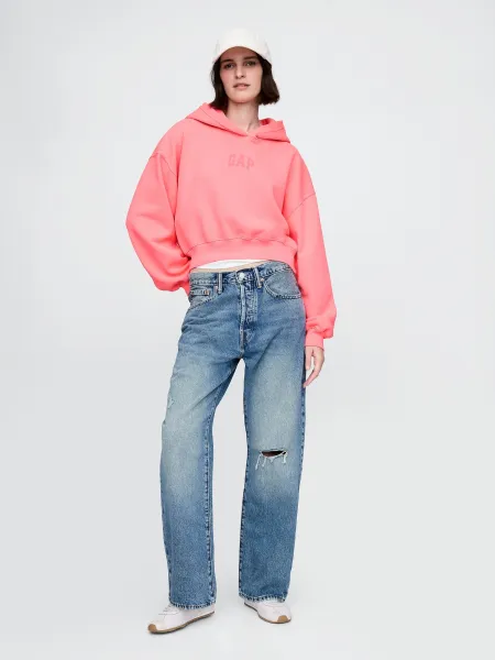 GAP Logo Cropped Hoodie - Ladies