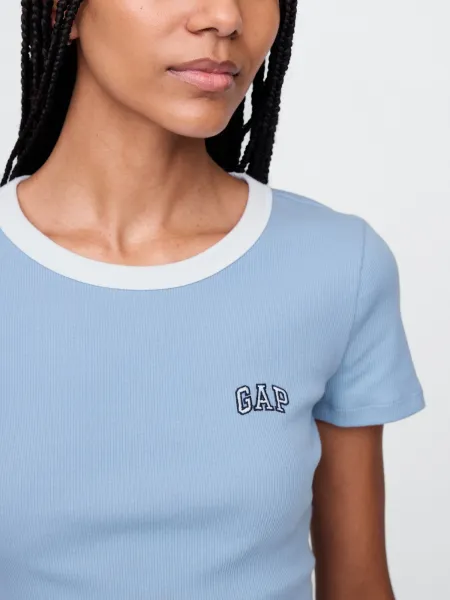 GAP Ribbed crop t-shirt - Women's