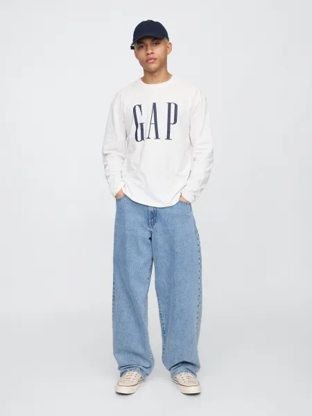 GAP  Pánske Oversize tričko s logom 725634-02 Veľkosť: L