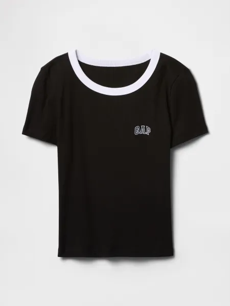 GAP Ribbed crop t-shirt - Women's
