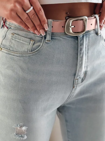 Dámske skinny rifle s vysokým pásom
