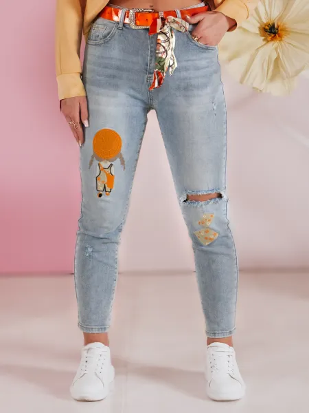 Dámske slim fit rifle GIRLHOOD