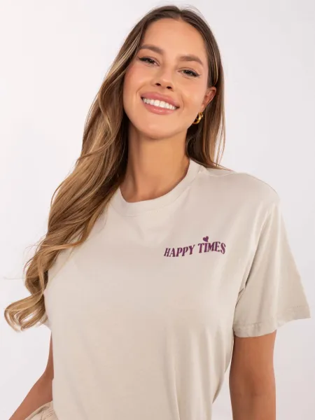 T-shirt-D12022AC02645G-beige