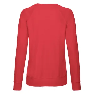 FRUIT OF THE LOOM FN25•Lady Fit Lightweight Raglan Sweat