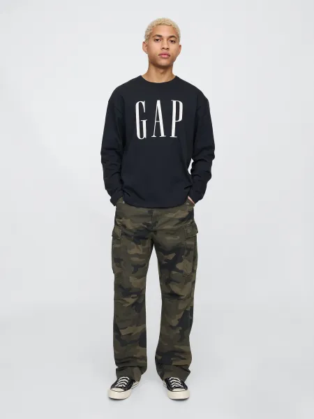 GAP  Pánske Oversize tričko s logom 725634-01 Veľkosť: L