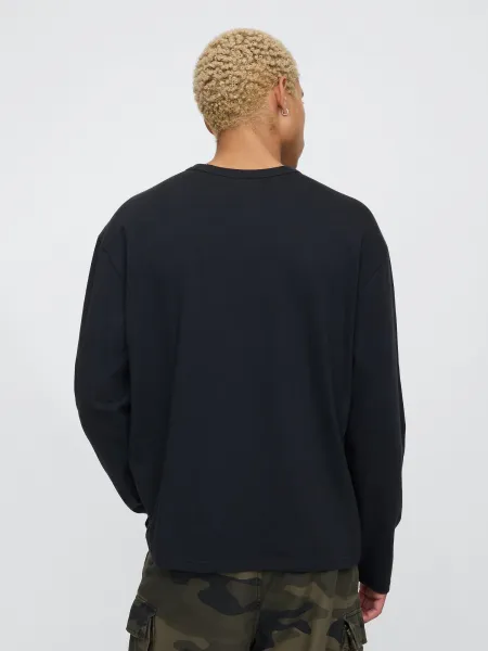 GAP  Pánske Oversize tričko s logom 725634-01 Veľkosť: L