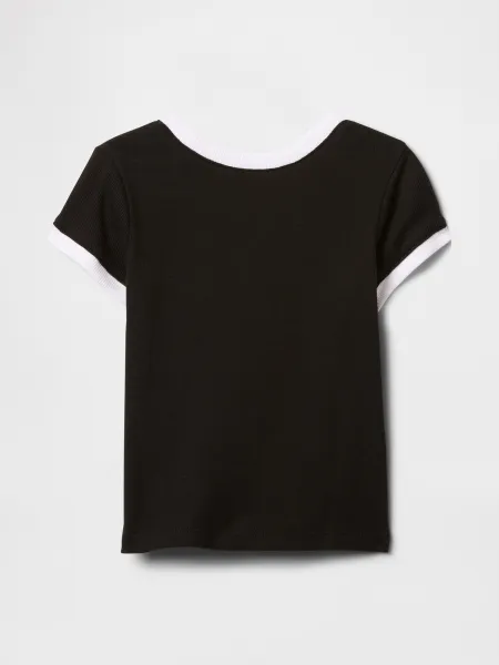 GAP Baby Ribbed T-Shirt - Girls