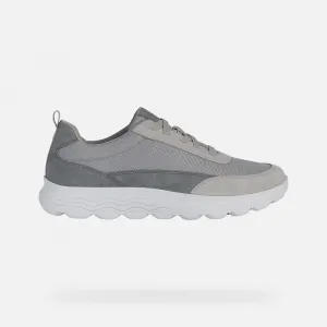 Light grey men's sneakers Geox Spherica - Men's