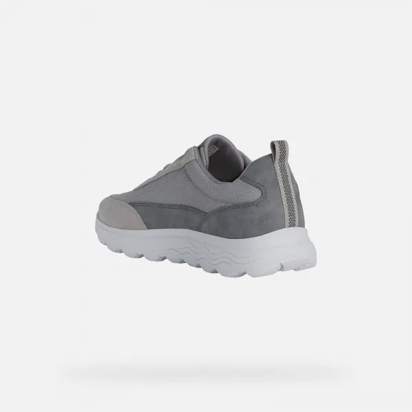 Light grey men's sneakers Geox Spherica - Men's