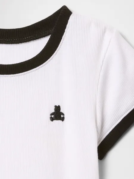 GAP Baby Ribbed T-Shirt - Girls