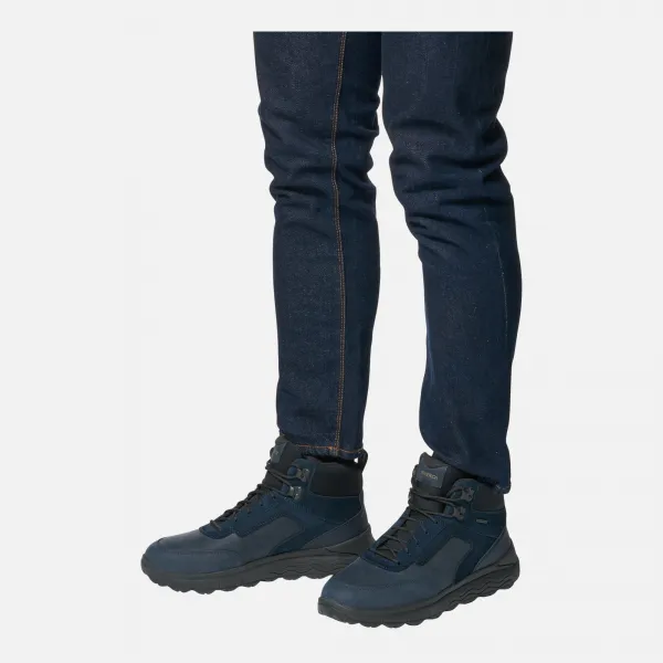 Dark blue men's ankle shoes Geox Spherica 4X4 ABX - Men
