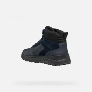 Dark blue men's ankle shoes Geox Spherica 4X4 ABX - Men