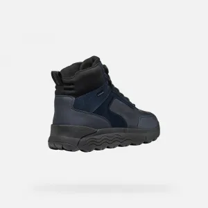 Dark blue men's ankle shoes Geox Spherica 4X4 ABX - Men