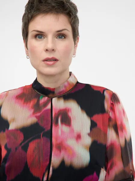 Red Patterned Women's Blouse ORSAY - Women's