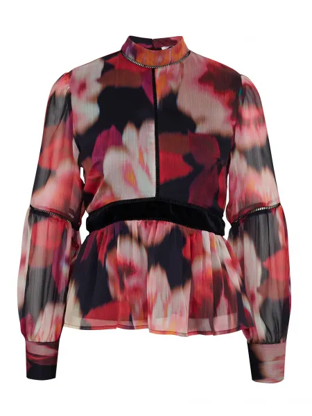 Red Patterned Women's Blouse ORSAY - Women's