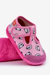 Boto Papučky Milami Detské Elastické Na Suchý Zipper V Pande Ružové Ambette